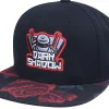 Sale Iconic Dark Shadow Ninja Logo Rose Red Snapback -