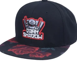 Sale Iconic Dark Shadow Ninja Logo Rose Red Snapback -