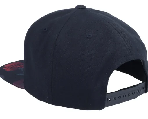 Sale Iconic Dark Shadow Ninja Logo Rose Red Snapback -