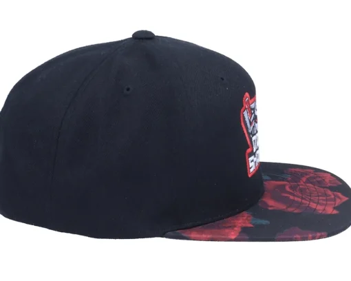 Sale Iconic Dark Shadow Ninja Logo Rose Red Snapback -