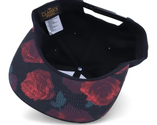Sale Iconic Dark Shadow Ninja Logo Rose Red Snapback -