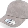New Yupoong Darktaupe Low Profile Coated Dad Cap - Grey