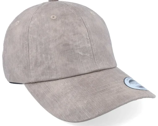 Blanks-Yupoong Darktaupe Low Profile Coated Dad Cap - Grey