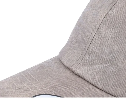 New Yupoong Darktaupe Low Profile Coated Dad Cap - Grey