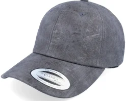 New Yupoong Darktaupe Low Profile Coated Dad Cap - Grey