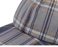 Dad Cap-City Sport DBL UNI Checkered /Beige Dad Cap - Blue