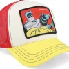 Trucker-Capslab Dc Comics Batman & Robin Red/Grey/Yellow Trucker -