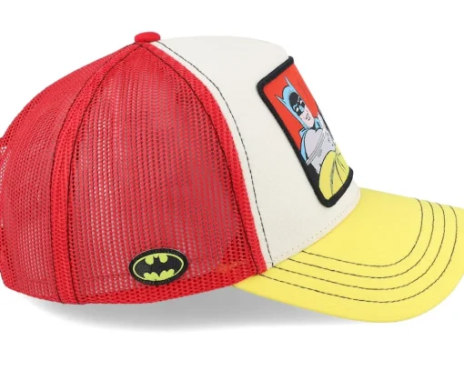Trucker-Capslab Dc Comics Batman & Robin Red/Grey/Yellow Trucker -