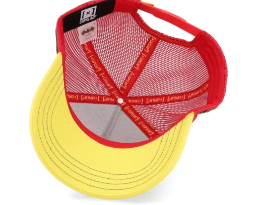 Trucker-Capslab Dc Comics Batman & Robin Red/Grey/Yellow Trucker -
