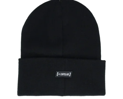 Cuff Beanies-Capslab Dc Comics Batman Beanie Black Cuff -