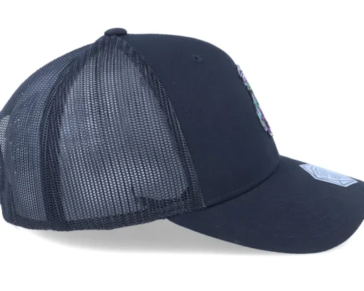 Trucker-Critiql Hit Death Reaper Color Patch Black Trucker -
