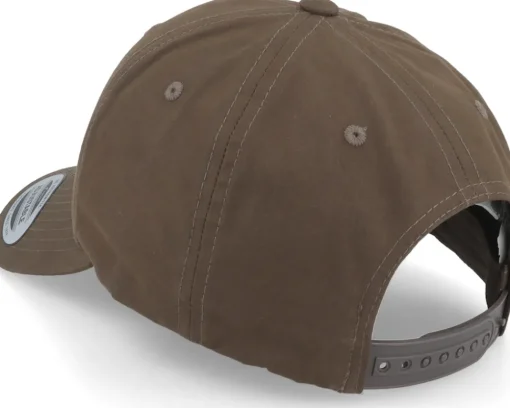 New Hunter Deer Emblem Patch Waxed Brown Adjustable -