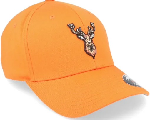 Best Hunter Deer Logo Patch Orange Flexfit -
