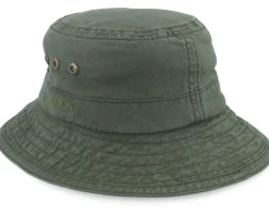 Buckets-Stetson Delave Organic Cotton Forest Green Bucket -