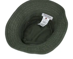 Buckets-Stetson Delave Organic Cotton Forest Green Bucket -