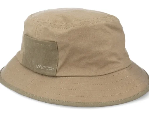 Buckets-Stetson Delave Organic Cotton Olive Bucket -