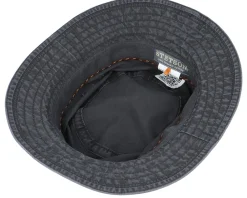 Hot Stetson Delave Organic Cotton Vintage Black Bucket -