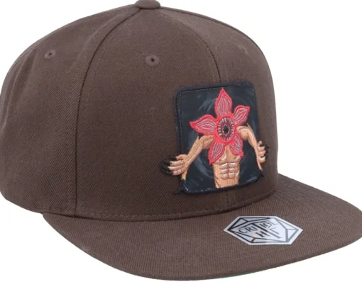 Snapback-Critiql Hit Demogorgon Patch Brown Snapback -