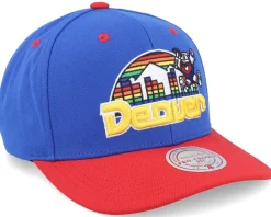 Adjustable-Mitchell & Ness Denver Nuggets All In 2.0 Pro /Red Adjustable - Blue