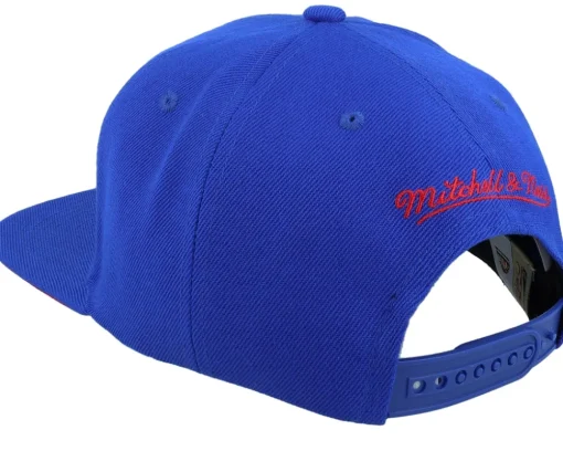Snapback-Mitchell & Ness Denver Nuggets Paint By Number Hwc Snapback - Blue