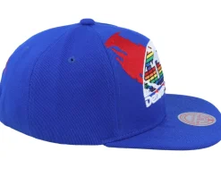 Snapback-Mitchell & Ness Denver Nuggets Paint By Number Hwc Snapback - Blue