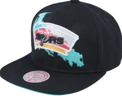 Snapback-Mitchell & Ness Denver Nuggets Paint By Number Hwc Snapback - Blue