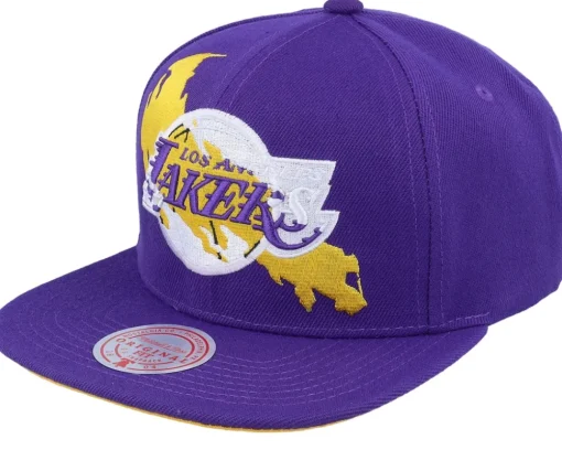 Snapback-Mitchell & Ness Denver Nuggets Paint By Number Hwc Snapback - Blue