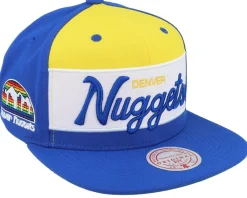 Snapback-Mitchell & Ness Denver Nuggets Retro Sport Hwc Snapback - Blue