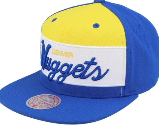 Snapback-Mitchell & Ness Denver Nuggets Retro Sport Hwc Snapback - Blue