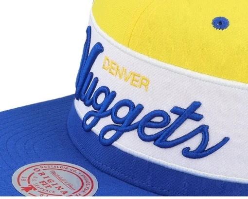 Snapback-Mitchell & Ness Denver Nuggets Retro Sport Hwc Snapback - Blue