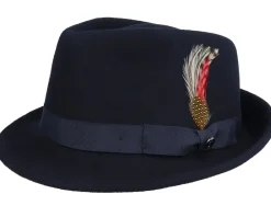Sale Jaxon & James Detroit Black Trilby Hat -