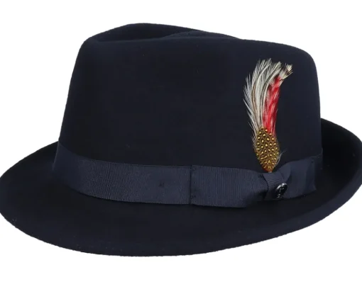 Sale Jaxon & James Detroit Black Trilby Hat -
