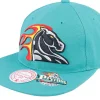 Snapback-Mitchell & Ness Detroit Pistons Dead Remix Deadstock Teal Snapback - Blue