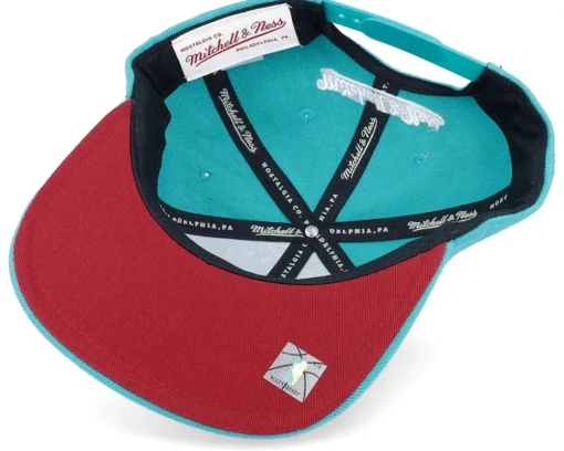 Snapback-Mitchell & Ness Detroit Pistons Dead Remix Deadstock Teal Snapback - Blue