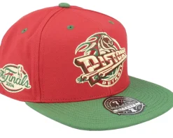 Fashion Mitchell & Ness Detroit Pistons Nightmare Red/Green Fitted -