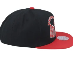 Snapback-Mitchell & Ness Detroit Red Wings Crooked Path Snapback - Black