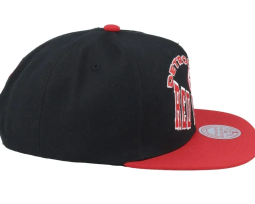 Snapback-Mitchell & Ness Detroit Red Wings Crooked Path Snapback - Black