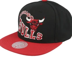 Snapback-Mitchell & Ness Detroit Red Wings Crooked Path Snapback - Black