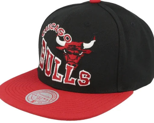 Snapback-Mitchell & Ness Detroit Red Wings Crooked Path Snapback - Black
