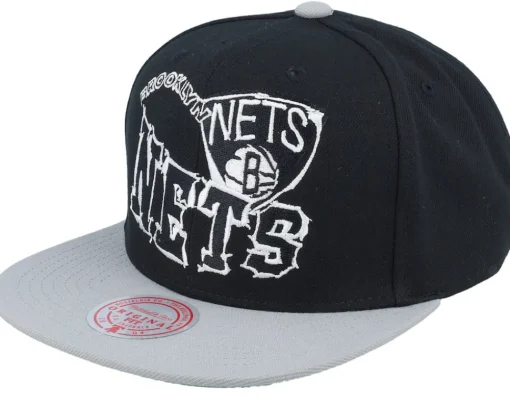 Snapback-Mitchell & Ness Detroit Red Wings Crooked Path Snapback - Black