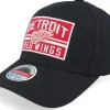 Adjustable-Mitchell & Ness Detroit Red Wings Horizon Patch Classic Red Adjustable - Black