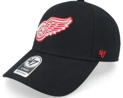 Fashion 47 Brand Detroit Red Wings Mvp Black Adjustable -