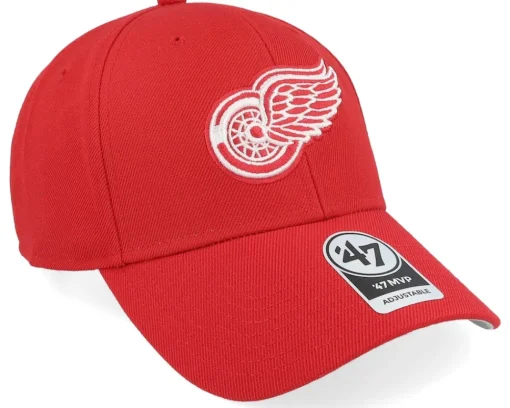 Adjustable-47 Brand Detroit Red Wings Mvp Red/White Adjustable -
