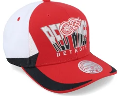 Adjustable-Mitchell & Ness Detroit Wings Retrodome Pro Vintage - Red