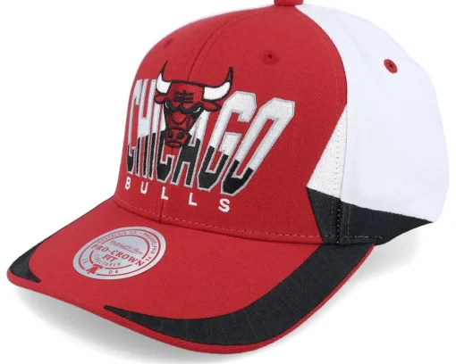 Adjustable-Mitchell & Ness Detroit Wings Retrodome Pro Vintage - Red