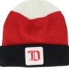 Cuff Beanies-Fanatics Detroit Red Wings Showboat Black/Red/Natural Cuff - Red, Black