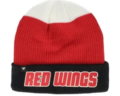 Cuff Beanies-Fanatics Detroit Red Wings Showboat Black/Red/Natural Cuff - Red, Black