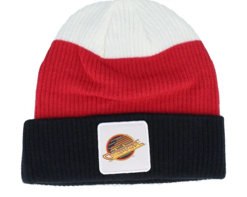Cuff Beanies-Fanatics Detroit Red Wings Showboat Black/Red/Natural Cuff - Red, Black