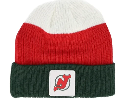Cuff Beanies-Fanatics Detroit Red Wings Showboat Black/Red/Natural Cuff - Red, Black