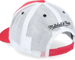 Trucker-Mitchell & Ness Detroit Wings Sideline Vintage /White A-frame Trucker - Red